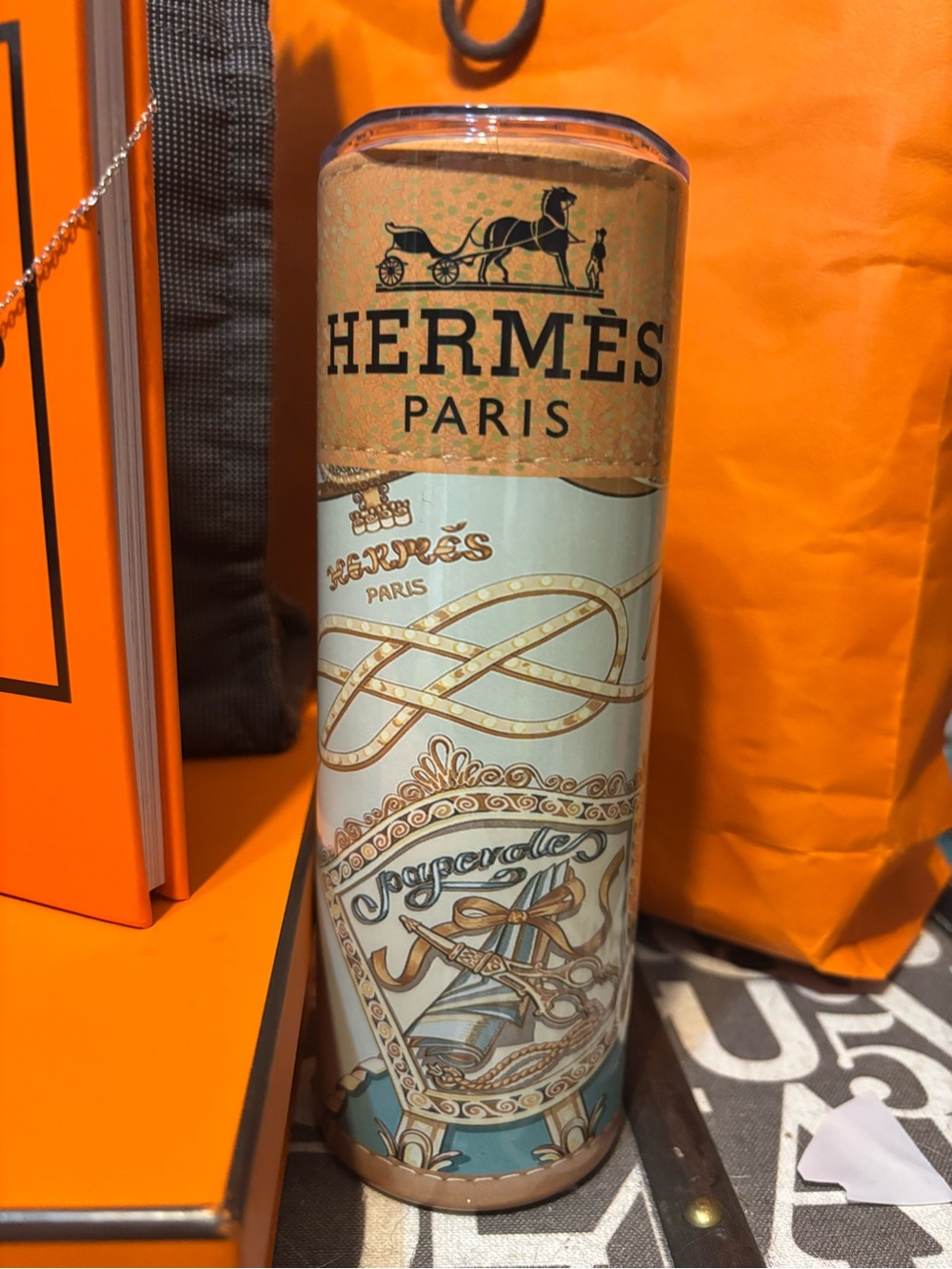 Hermès Herline MM Canvas Tote Bundle - Picture 8 of 11